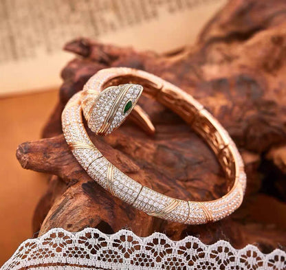 [✨Rose💎]HAUTE COUTURE GOLD SERPENTI BRACELET