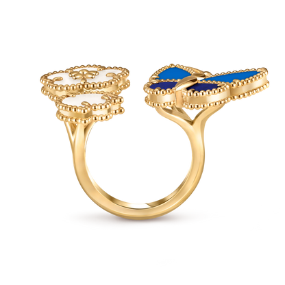 [✨Rose💎】2026 NEW MODEL SPRING LUCKY 3 MOTIF GOLD RING