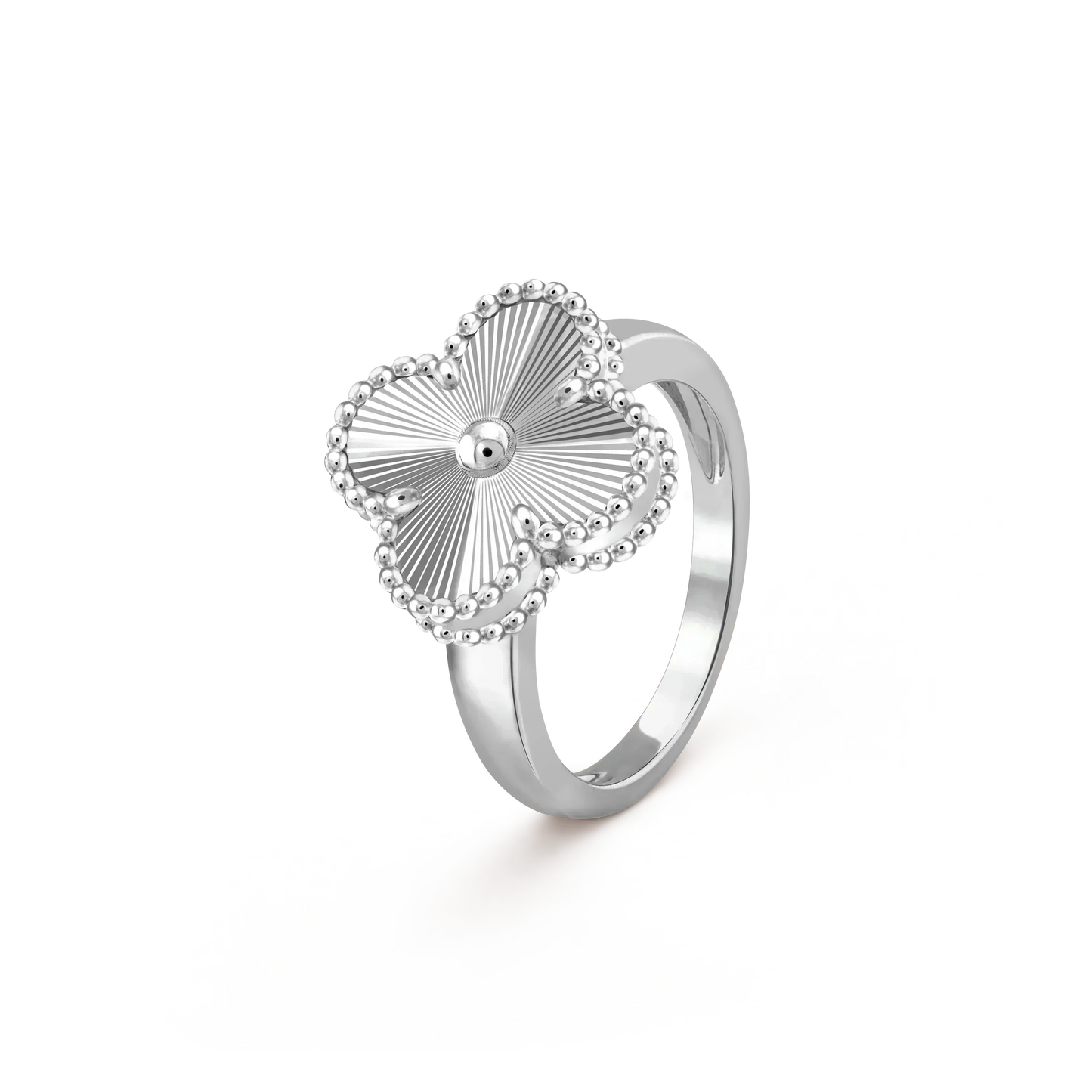 [✨Rose💎]BAGUE EN ARGENT TRÈFLE