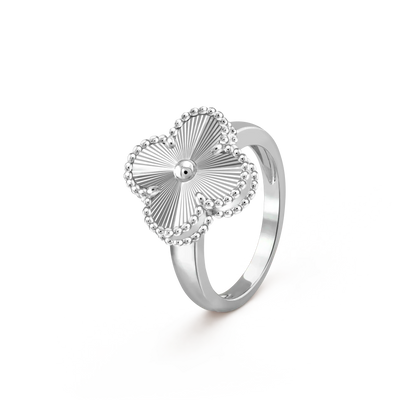 [✨Rose💎]BAGUE EN ARGENT TRÈFLE