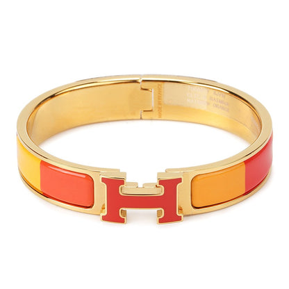 [✨Rose💎]H BRACELET ORANGE ARC-EN-CIEL CÉRAMIQUE