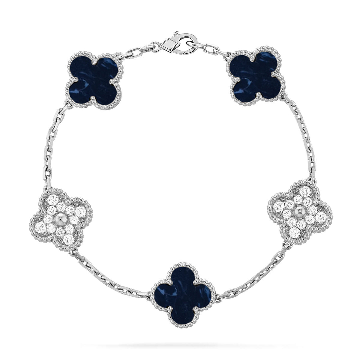 [✨Rose💎]CLOVER 5 MOTIF PIETERSITE BRACELET COLLECTION