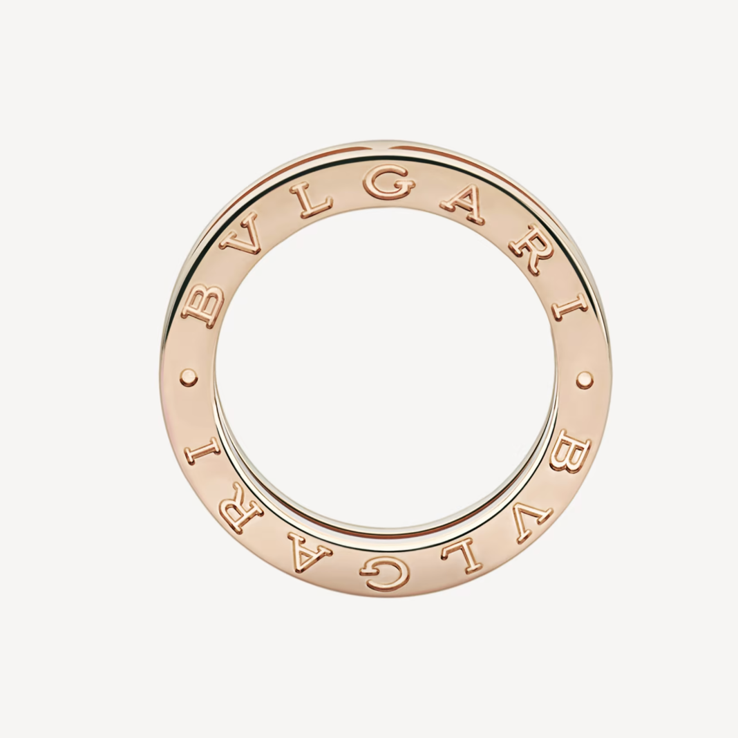 [✨Rose💎] ZERO 1 BAGUE EN SPIRALE AVEC DIAMANTS PAVÉS À UNE SEULE BANDE