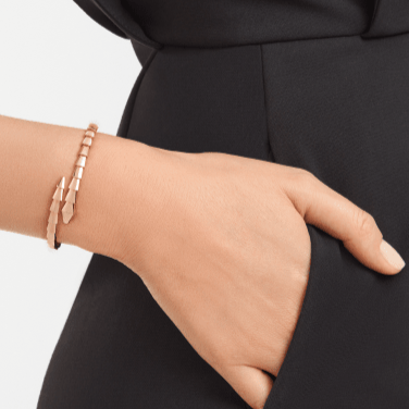 [MR_]BRACELET EN OR ROSE SERPENTI VIPER