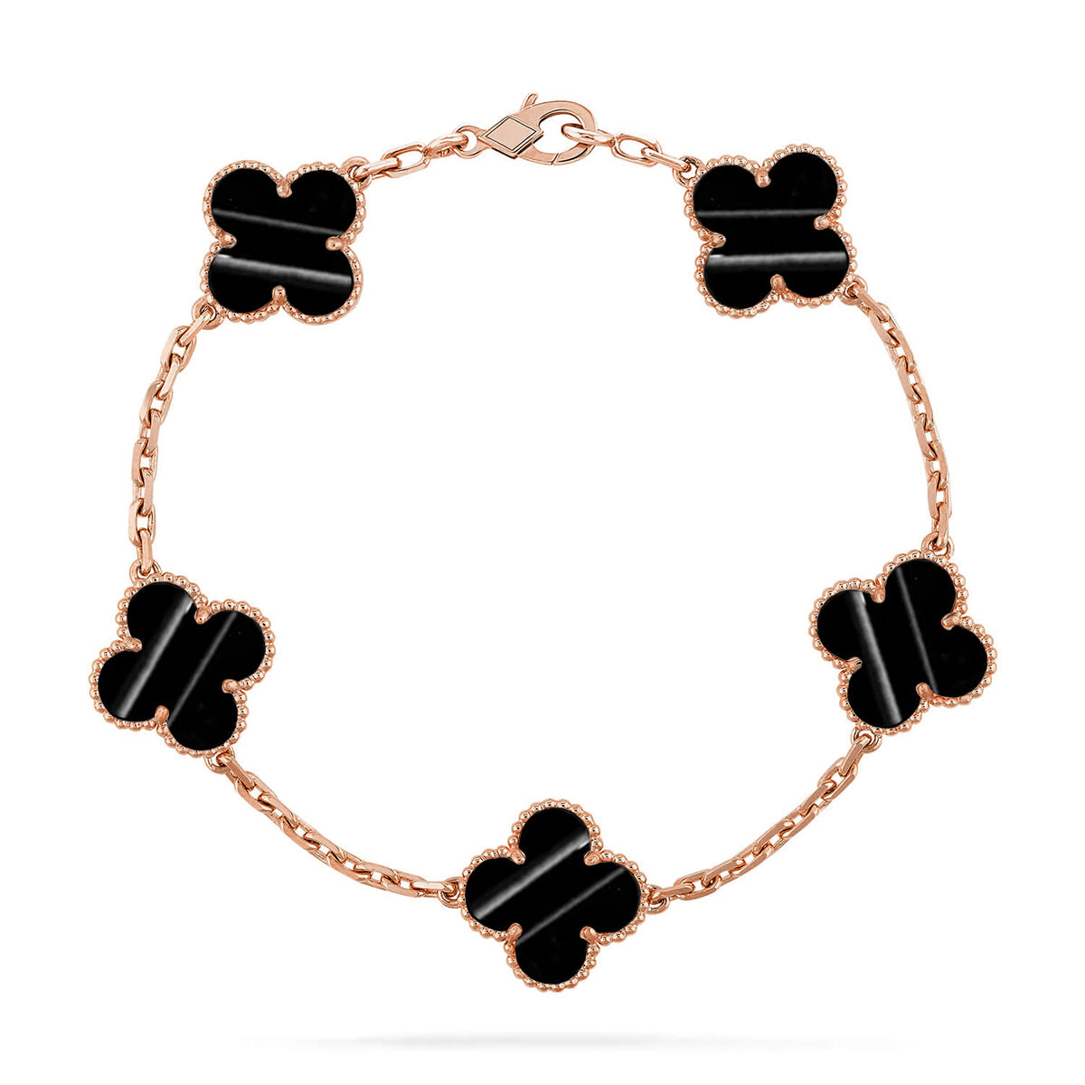 [✨Rose💎] CLOVER 5 MOTIF PULSAR STONE BRACELET COLLECTION