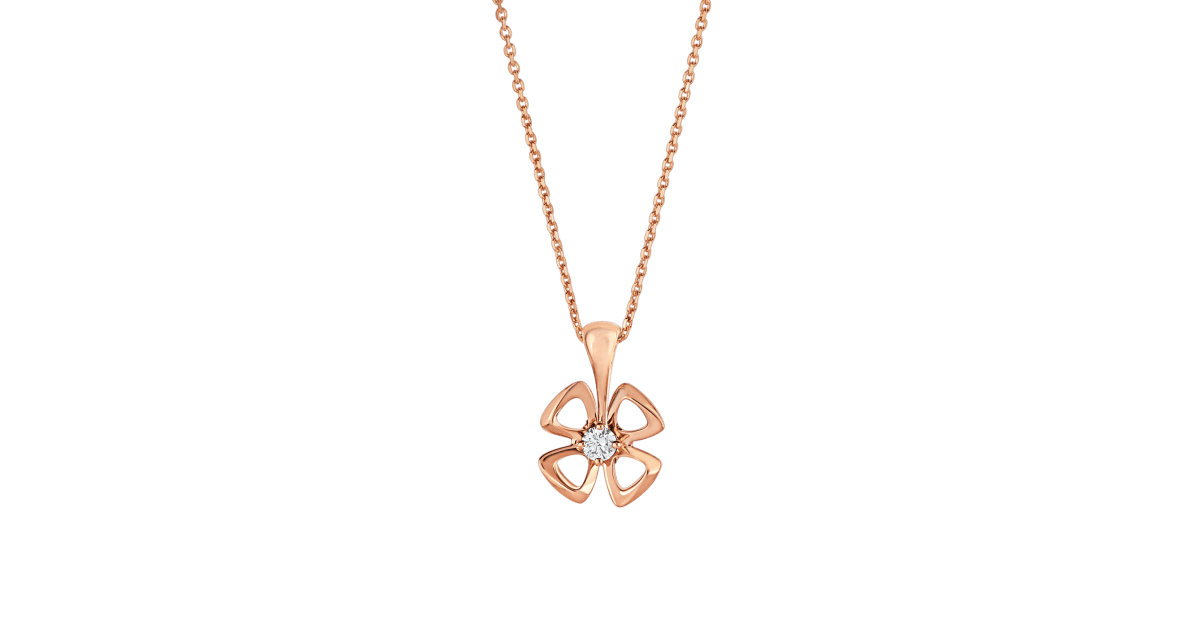[✨Rose💎] COLLIER FIOREVER CENTRE DIAMANT