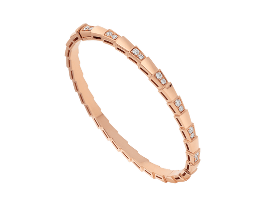 [✨Rose💎]SERPENTI BRACELET PINK GOLD DIAMOND