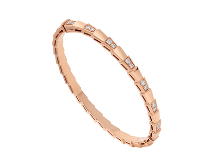 [✨Rose💎] PETIT BRACELET SERPENTI OR ROSE DIAMANT