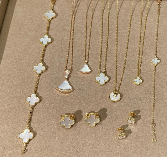 [✨ROSE💎] WHITE MOTHER OF PEARL COMPLETE SET