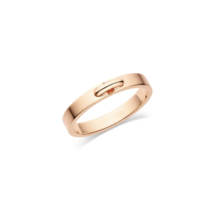 [✨Rose💎]BAGUE ALLIANCE LIENS VIDENCE 3MM