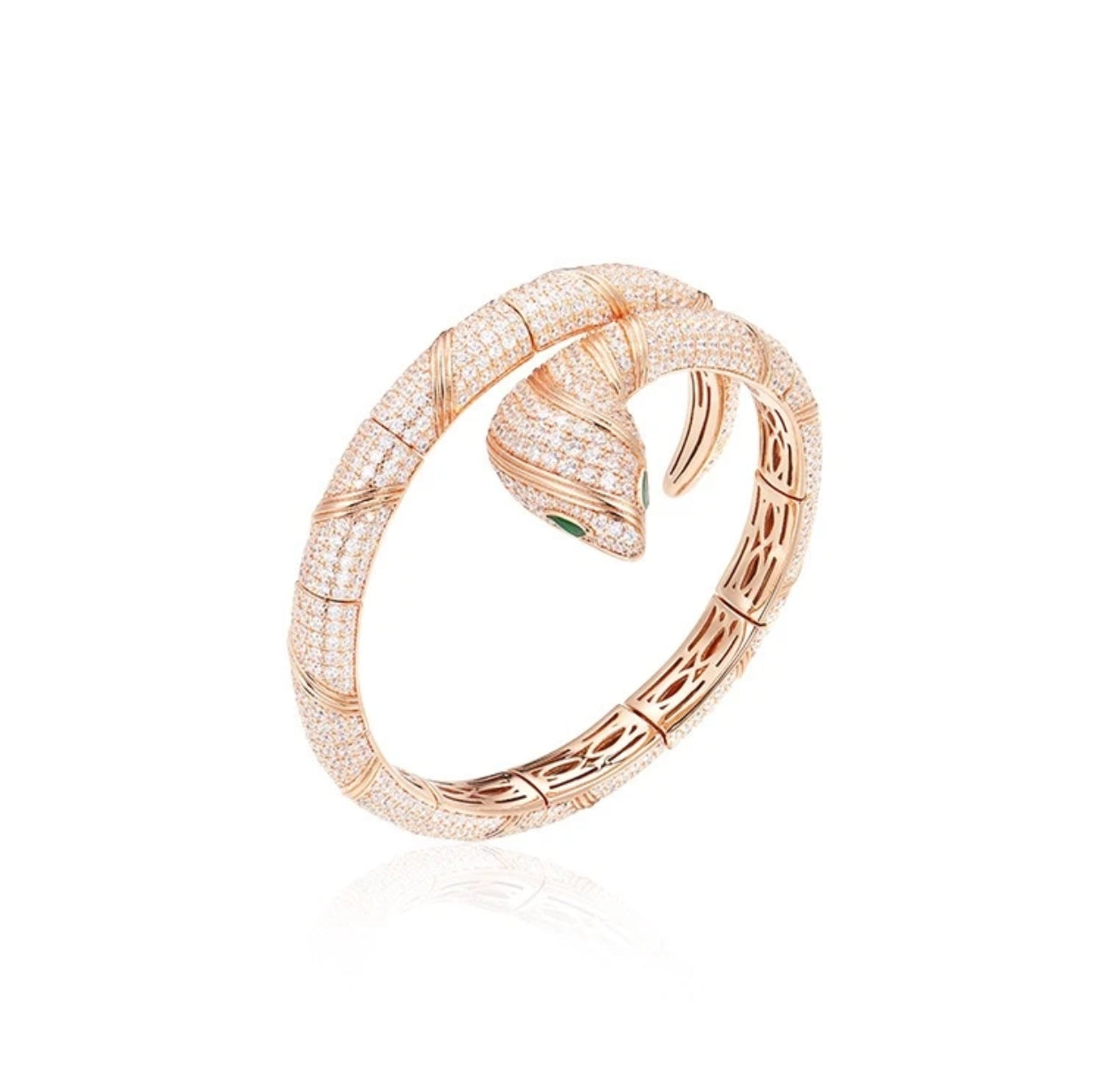 [✨Rose💎]HAUTE COUTURE GOLD SERPENTI BRACELET