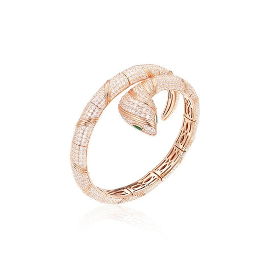 [✨Rose💎]HAUTE COUTURE GOLD SERPENTI BRACELET