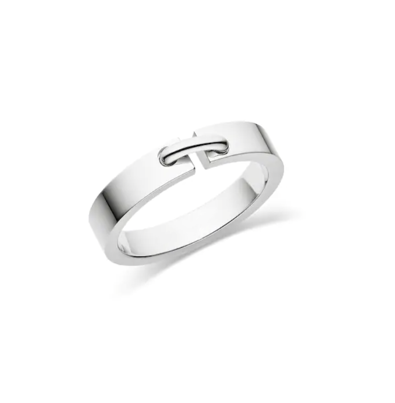 [✨Rose💎]BAGUE ALLIANCE LIENS VIDENCE 4MM