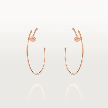 [✨Rose💎]Boucles d'oreilles JUSTE DIAMANTS 1,8 MM 