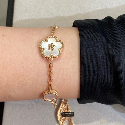 [✨Rose💎]BRACELET PRINTEMPS CHANCEUX À 5 MOTIFS