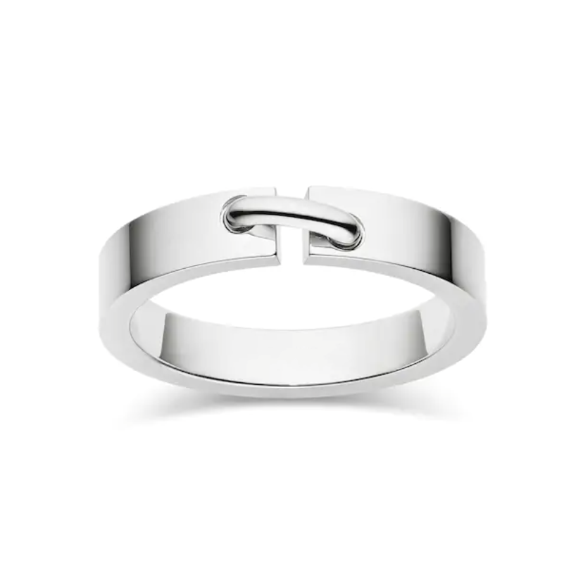 [✨Rose💎]BAGUE ALLIANCE LIENS VIDENCE 4MM