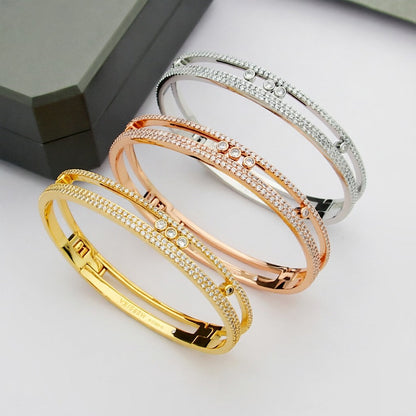 [✨Rose💎]Move Romane pav茅 bangle