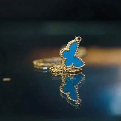 [✨Rose💎]BRACELET PAPILLON TURQUOISE
