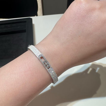 [✨Rose💎]Move Noa Cisel茅 half pav茅 bangle