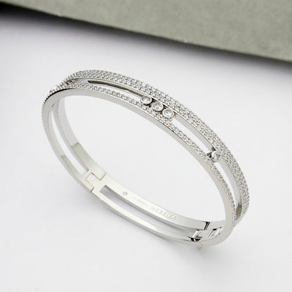 [✨Rose💎]Move Romane pav茅 bangle