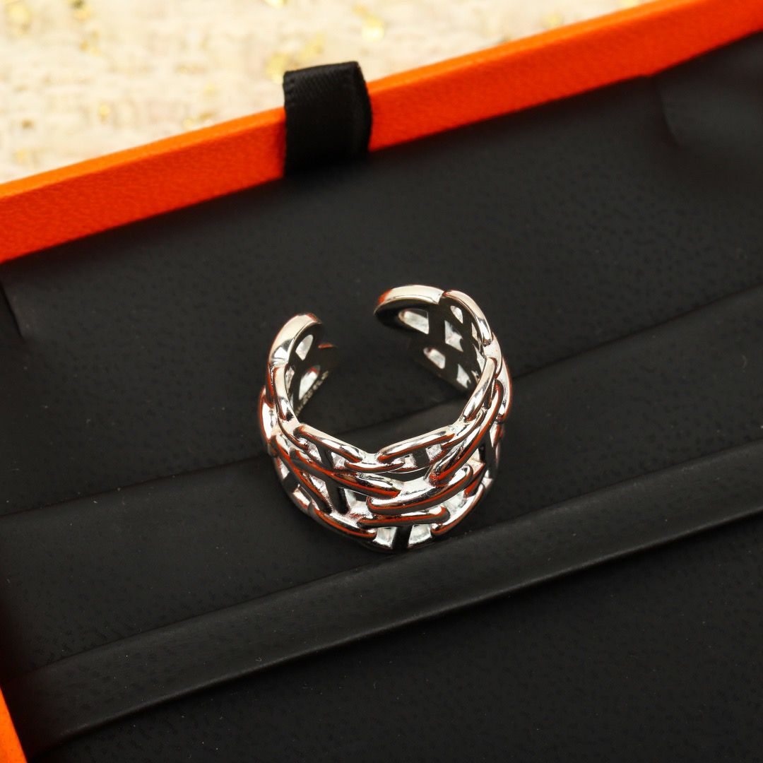 [✨Rose💎]H Triple Hoop Open Nose Ring