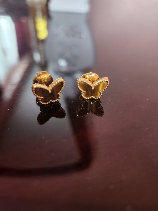 [✨Rose💎] CLOUS D'OREILLES PAPILLON DOUX