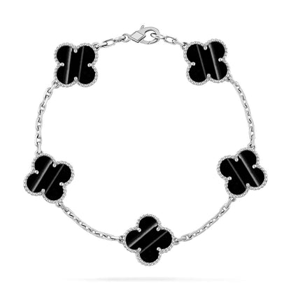 [✨Rose💎] CLOVER 5 MOTIF PULSAR STONE BRACELET COLLECTION