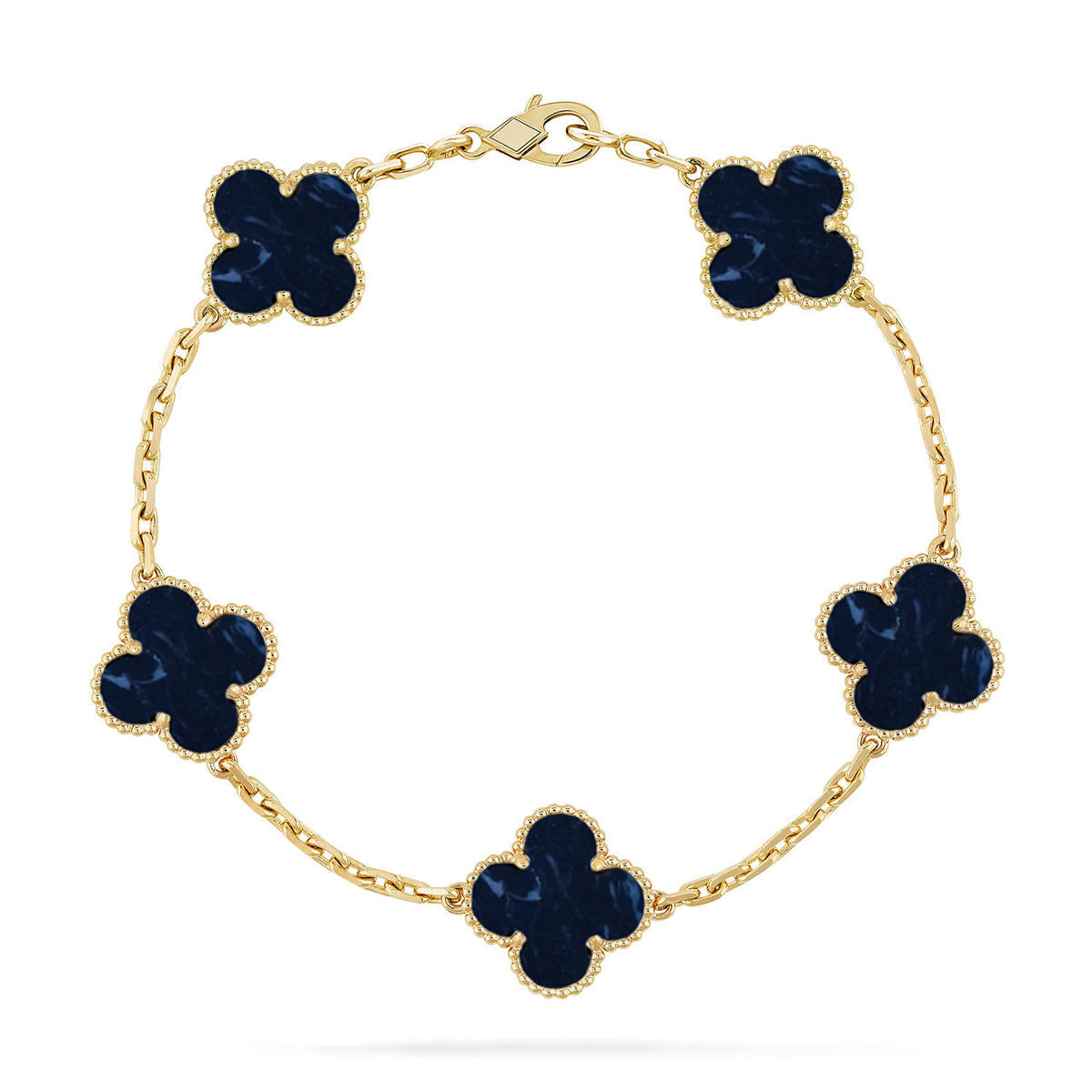[✨Rose💎]CLOVER 5 MOTIF PIETERSITE BRACELET COLLECTION