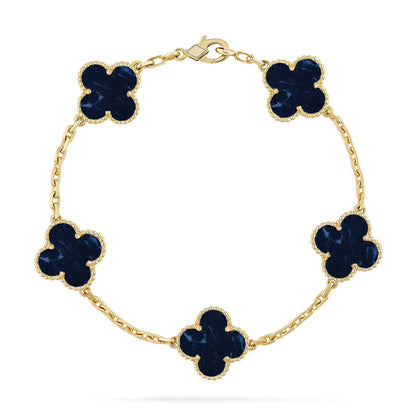 [✨Rose💎]CLOVER 5 MOTIF PIETERSITE BRACELET COLLECTION