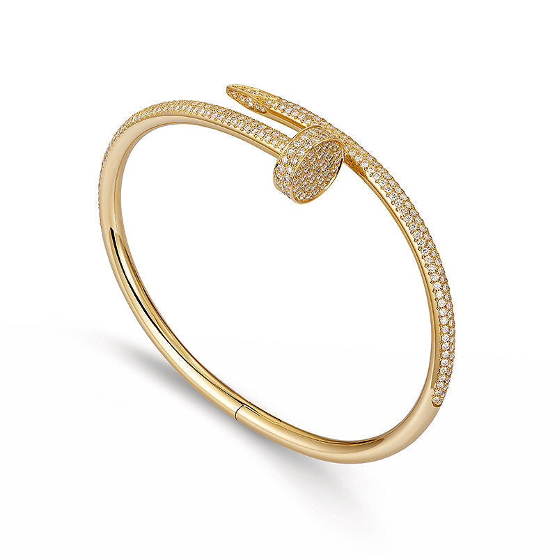 [✨ローズ💎]JUSTE ブレスレット 3.5MM オールダイヤモンド