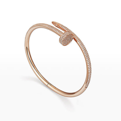 [✨ローズ💎]JUSTE ブレスレット 3.5MM オールダイヤモンド