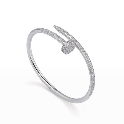 [✨ローズ💎]JUSTE ブレスレット 3.5MM オールダイヤモンド