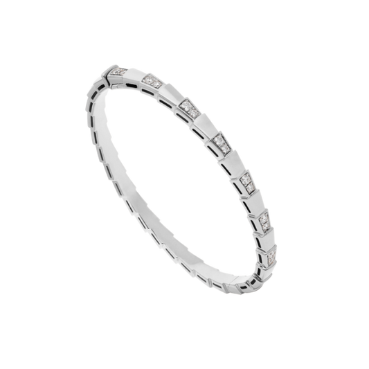 [✨Rose💎]SERPENTI BRACELET SILVER DIAMOND