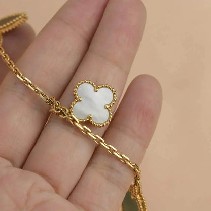 [✨Rose💎]BRACELET EN OR À 5 MOTIFS LUCKY SPRING 