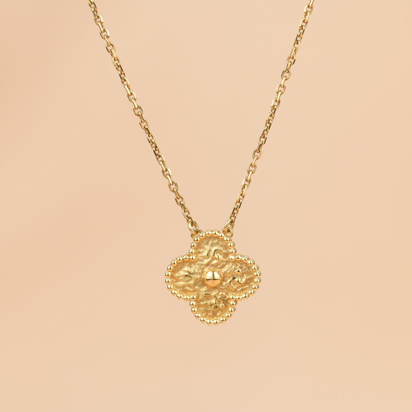 [✨Rose💎] COLLIER TRÈFLE BRONZÉ 15 MM