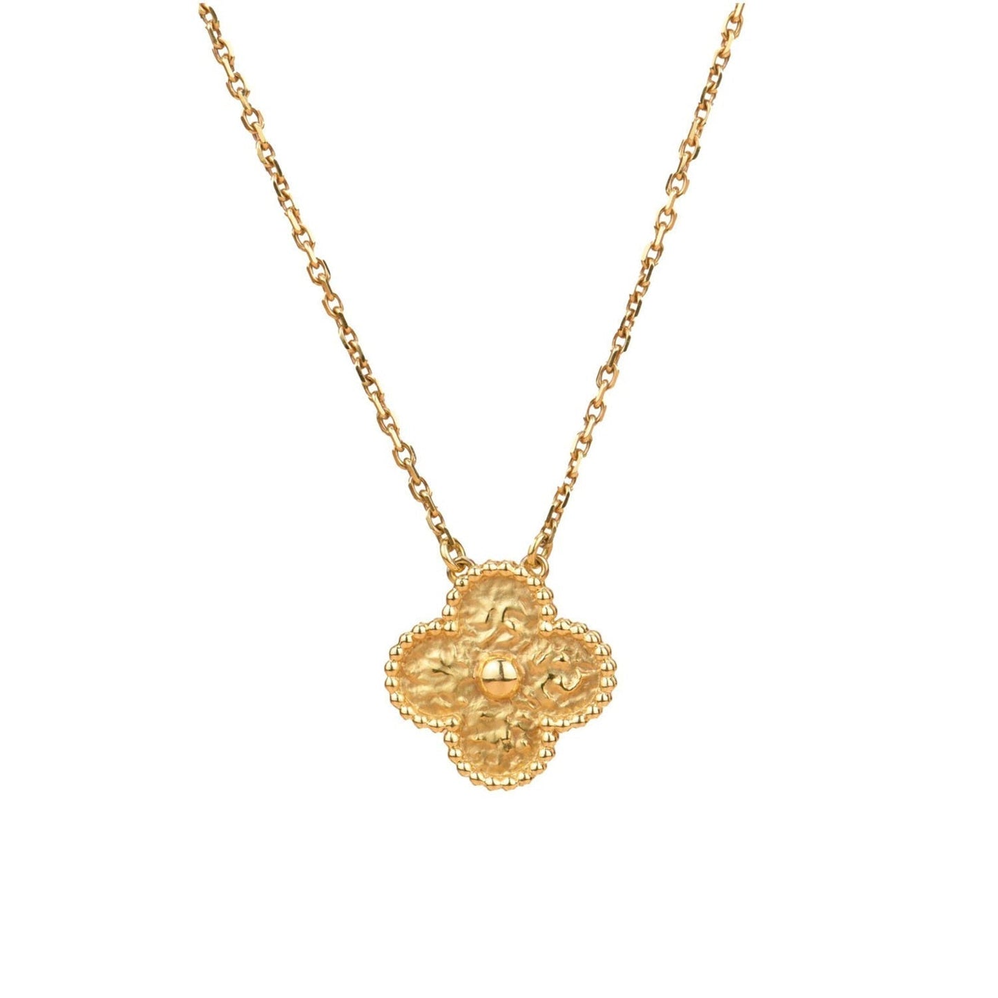 [✨Rose💎] COLLIER TRÈFLE BRONZÉ 15 MM