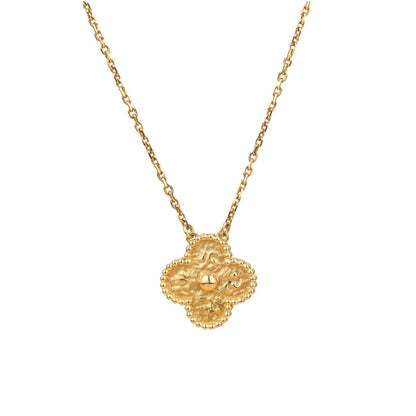 [✨Rose💎] COLLIER TRÈFLE BRONZÉ 15 MM