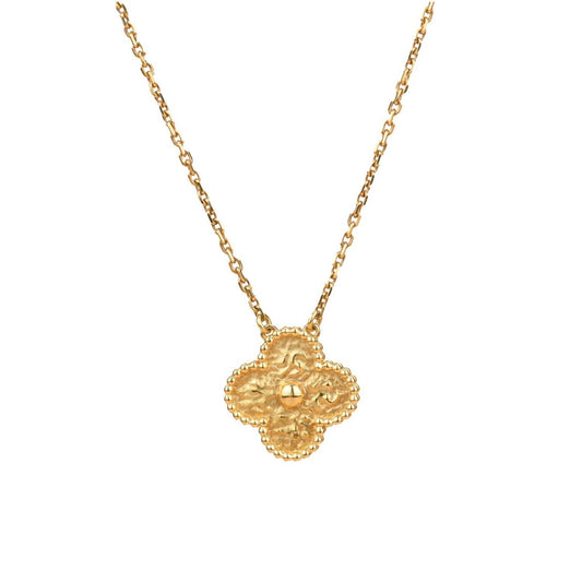 [✨Rose💎] COLLIER TRÈFLE BRONZÉ 15 MM