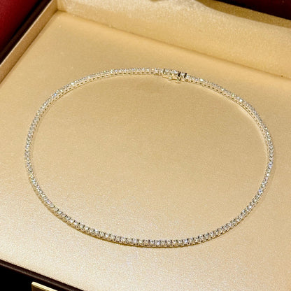 [✨Rose💎]TENNIS FULL CRYSTAL NECKLACE