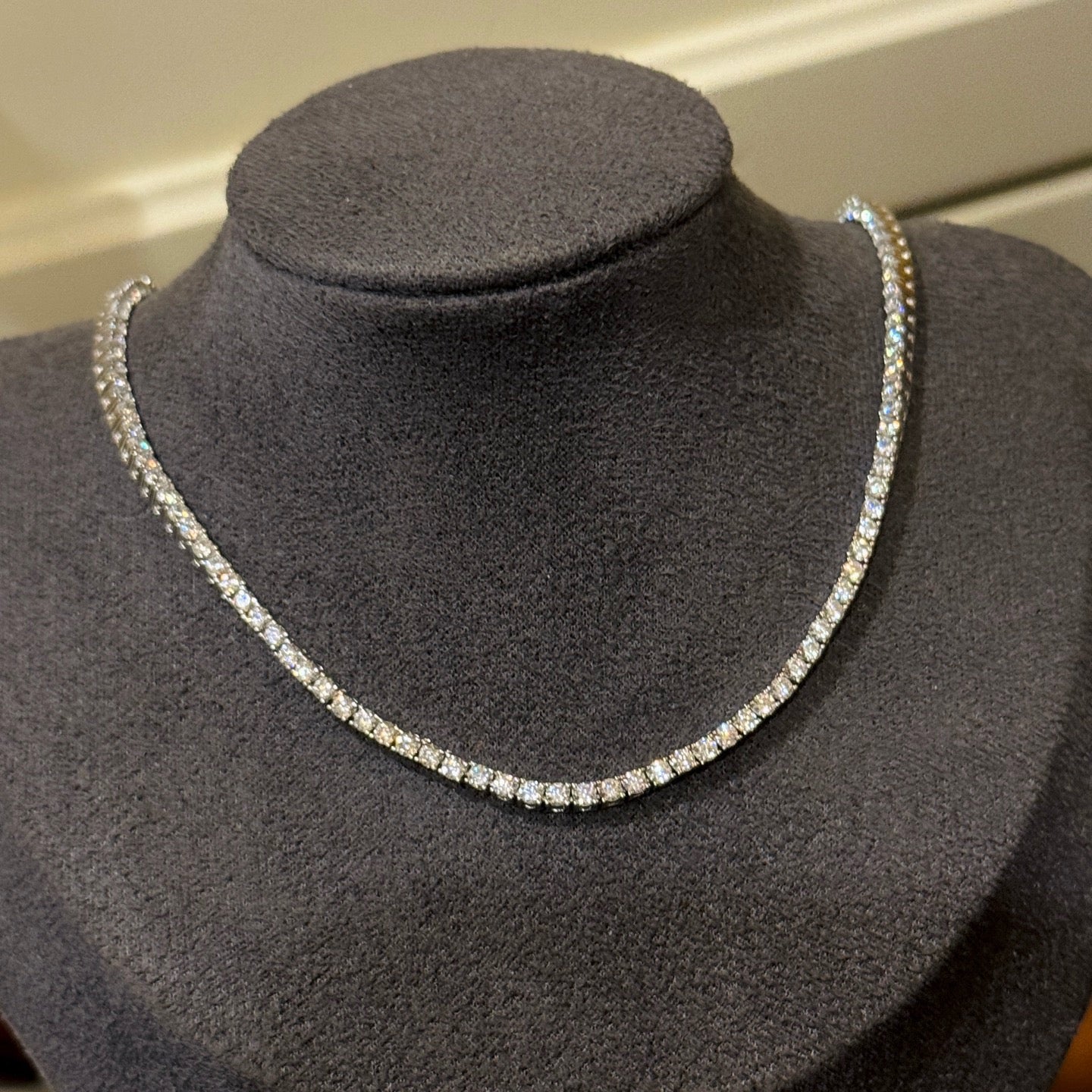 [✨Rose💎]TENNIS FULL CRYSTAL NECKLACE