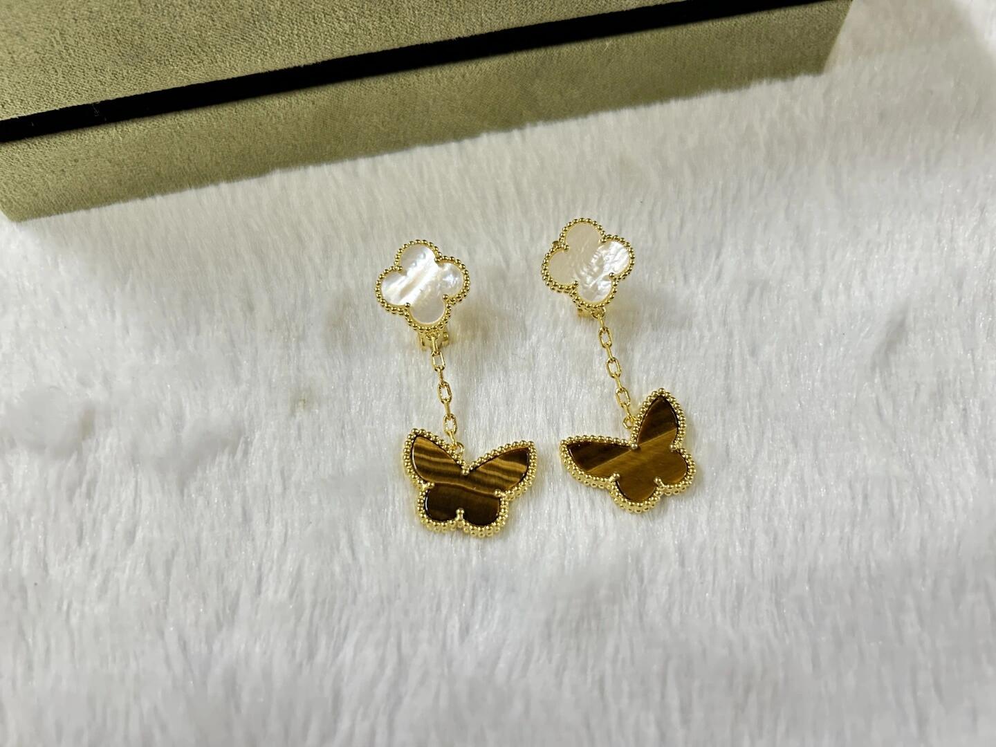 [✨ROSE💎] BUTTERFLY DOUBLE MOTIF EARRINGS
