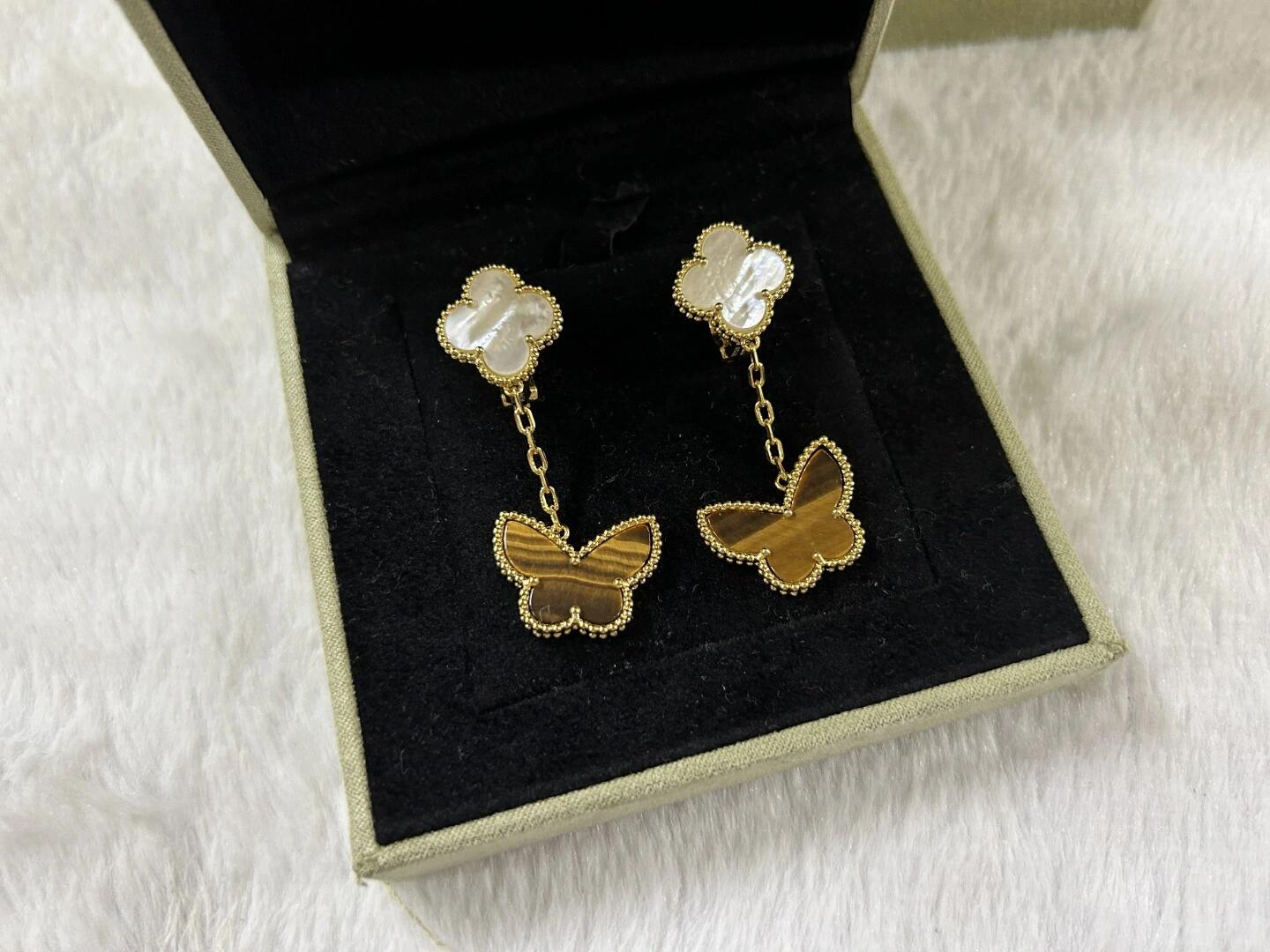[✨ROSE💎] BUTTERFLY DOUBLE MOTIF EARRINGS