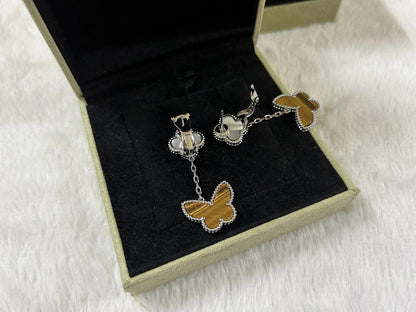 [✨ROSE💎] BUTTERFLY DOUBLE MOTIF EARRINGS