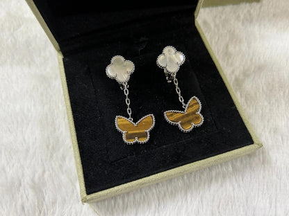 [✨ROSE💎] BUTTERFLY DOUBLE MOTIF EARRINGS