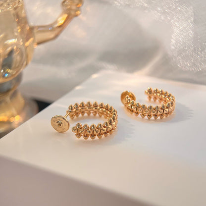 [✨Rose💎]CLASH PETITES BOUCLES D'OREILLES CRÉOLES