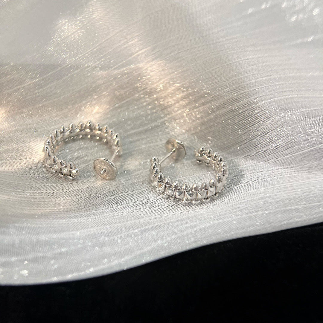 [✨Rose💎]CLASH PETITES BOUCLES D'OREILLES CRÉOLES