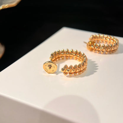 [✨Rose💎]CLASH PETITES BOUCLES D'OREILLES CRÉOLES