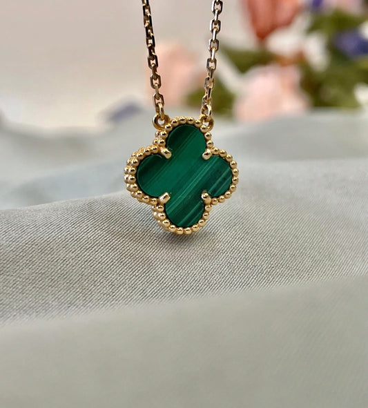 [✨Rose💎] COLLIER TRÈFLE BRONZÉ 15 MM