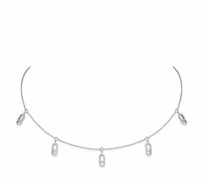 [✨Rose💎] MK 5 SLIDING DIAMOND NECKLACE