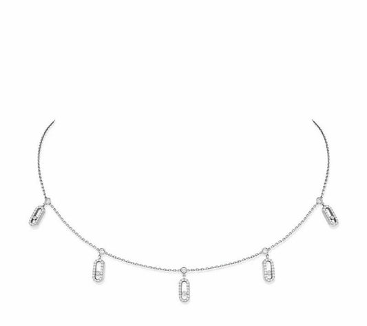 [✨Rose💎] MK 5 SLIDING DIAMOND NECKLACE